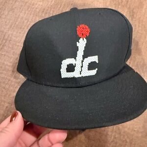 New Era 59FIFTY Washington Wizards “dc” Fitted Hat Size 8 Black/Red NWT/Unworn